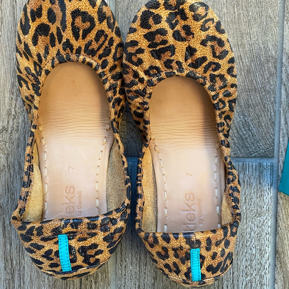 Tieks Leopard size 7